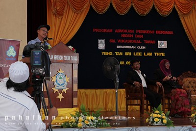 Program Sehari Advokasi Perkeso Dengan Kerjasama Niosh Sm Vokasional Tawau 08 05 2012